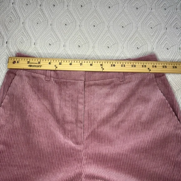 Boden Belgravia wide Leg Corduroy Pants In Blushing Rose Size 6 - Picture 11 of 16